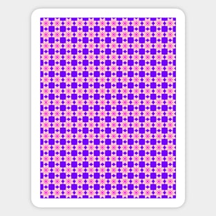 Pink flower pattern, version 15 Sticker